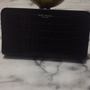 Henri Bendel Black Wallet